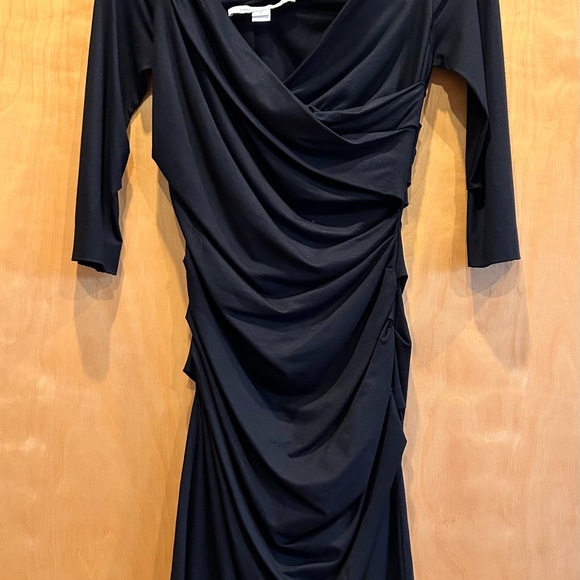 DVF’s Bentley rushed black dress - Picture 2 of 5